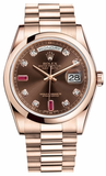 Rolex - Day-Date President Pink Gold - Domed Bezel - Watch Brands Direct
 - 4