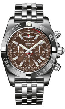 Breitling,Breitling - Chronomat 44 White Gold Satin Finish - Watch Brands Direct