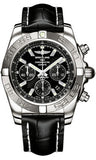 Breitling,Breitling - Chronomat 44 White Gold Polishted Bezel - Croco Strap - Watch Brands Direct