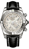 Breitling,Breitling - Chronomat 44 White Gold Polishted Bezel - Croco Strap - Watch Brands Direct