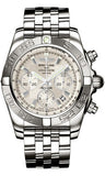 Breitling,Breitling - Chronomat 44 White Gold Polishted Bezel - Pilot Bracelet - Watch Brands Direct