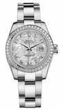 Rolex,Rolex - Datejust Lady - Steel 46 Diamond Bezel - Watch Brands Direct