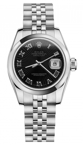 Rolex Datejust Lady 26 Steel Domed Bezel Watch Brands Direct Luxury Watches at the Largest Discounts