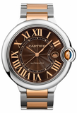 Cartier,Cartier - Ballon Bleu 42mm - Steel and Pink Gold - Watch Brands Direct