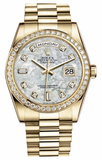 Rolex - Day-Date President Yellow Gold - 52 Diamond Bezel - President - Watch Brands Direct
 - 5