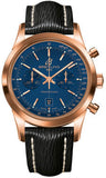 Breitling,Breitling - Transocean Chronograph 38 Red Gold - Sahara Strap - Tang - Watch Brands Direct