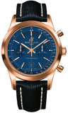 Breitling,Breitling - Transocean Chronograph 38 Red Gold - Sahara Strap - Tang - Watch Brands Direct