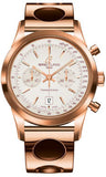 Breitling,Breitling - Transocean Chronograph 38 Red Gold - Air Racer Bracelet - Watch Brands Direct
