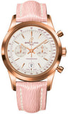 Breitling,Breitling - Transocean Chronograph 38 Red Gold - Sahara Strap - Tang - Watch Brands Direct