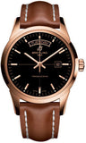 Breitling,Breitling - Transocean Day and Date Red Gold - Leather Strap - Watch Brands Direct