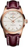 Breitling,Breitling - Transocean Day and Date Red Gold - Croco Strap - Watch Brands Direct