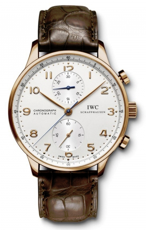 IWC,IWC - Portuguese Chronograph - Red Gold - Watch Brands Direct