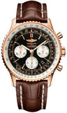 Breitling,Breitling - Navitimer 01 43mm - Red Gold - Croco Strap - Watch Brands Direct
