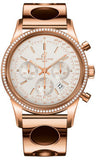 Breitling,Breitling - Transocean Chronograph Red Gold - Diamond Bezel - Air Racer Bracelet - Watch Brands Direct