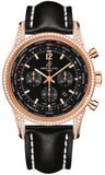 Breitling,Breitling - Transocean Unitime Pilot Red Gold Diamonds - Watch Brands Direct