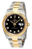 Rolex,Rolex - Datejust 41mm - Stainless Steel and Yellow Gold - Fluted Bezel - Watch Brands Direct