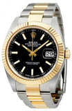 Rolex,Rolex - Datejust 41mm - Stainless Steel and Yellow Gold - Fluted Bezel - Watch Brands Direct