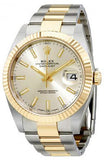 Rolex,Rolex - Datejust 41mm - Stainless Steel and Yellow Gold - Fluted Bezel - Watch Brands Direct