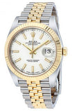 Rolex,Rolex - Datejust 41mm - Stainless Steel and Yellow Gold - Fluted Bezel - Watch Brands Direct