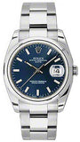 Rolex,Rolex - Date 34mm Domed Bezel - Oyster Bracelet - Watch Brands Direct