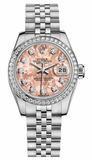 Rolex,Rolex - Datejust Lady - Steel 46 Diamond Bezel - Watch Brands Direct