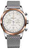 Breitling,Breitling - Transocean Chronograph 38 Steel And Gold - Ocean Classic Bracelet - Watch Brands Direct