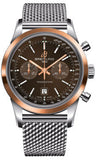 Breitling,Breitling - Transocean Chronograph 38 Steel And Gold - Ocean Classic Bracelet - Watch Brands Direct