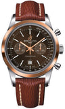 Breitling - Transocean Chronograph 38 Steel And Gold - Sahara Strap - Tang - Watch Brands Direct
 - 10