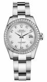 Rolex,Rolex - Datejust Lady - Steel 46 Diamond Bezel - Watch Brands Direct