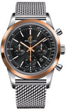 Breitling,Breitling - Transocean Chronograph Steel and Gold - Bracelet - Watch Brands Direct