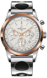 Breitling,Breitling - Transocean Chronograph Steel and Gold - Bracelet - Watch Brands Direct