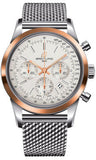 Breitling,Breitling - Transocean Chronograph Steel and Gold - Bracelet - Watch Brands Direct