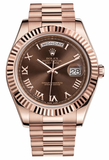 Rolex - Day-Date II President Pink Gold - Fluted Bezel - Watch Brands Direct
 - 5