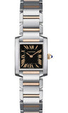 Cartier,Cartier - Tank Francaise Small - Steel and Pink Gold - Watch Brands Direct