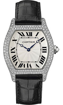 Cartier,Cartier - Tortue Large - White Gold - Watch Brands Direct