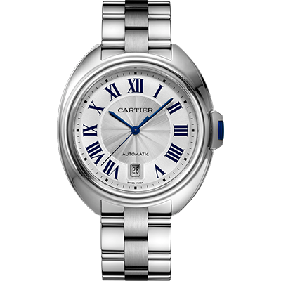 Cartier,Cartier - Cle de Cartier 40mm - Stainless Steel - Watch Brands Direct