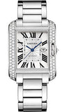 Cartier,Cartier - Tank Anglaise White Gold With Diamonds - Watch Brands Direct