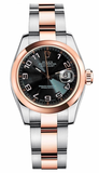 Rolex,Rolex - Datejust Lady 26 - Steel and Pink Gold - Domed Bezel - Watch Brands Direct